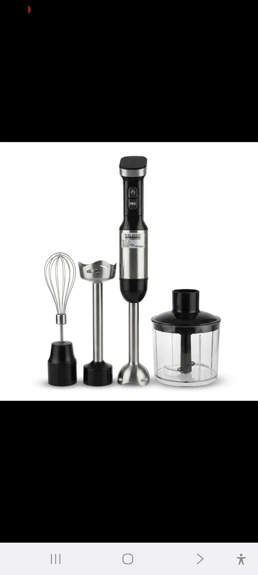 گوشت کوب برقی 600 وات ویلسون مدل HB-750